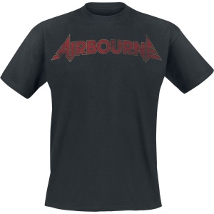 Airbourne Cracked Logo Tričko černá - RockTime.cz