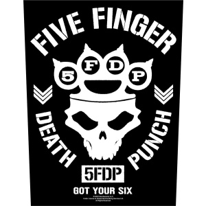 Five Finger Death Punch Got your six nášivka na záda vícebarevný - RockTime.cz