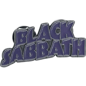 Black Sabbath Purple Wavy Logo Odznak šeríková - RockTime.cz