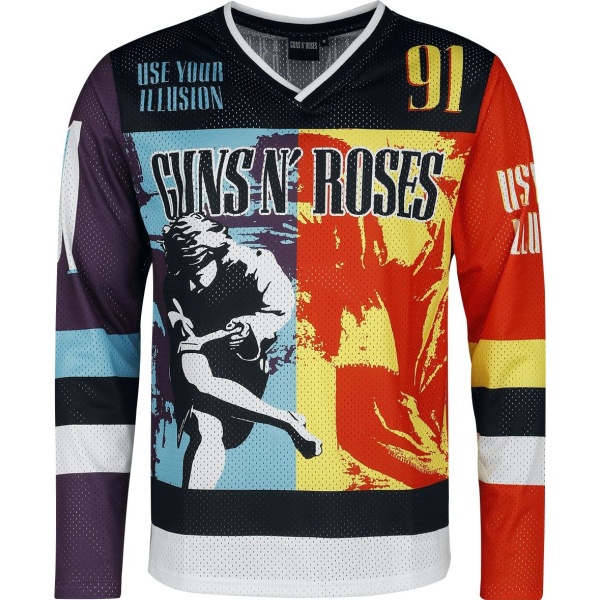 Guns N' Roses Use Your Illusion Tričko s dlouhým rukávem vícebarevný - RockTime.cz