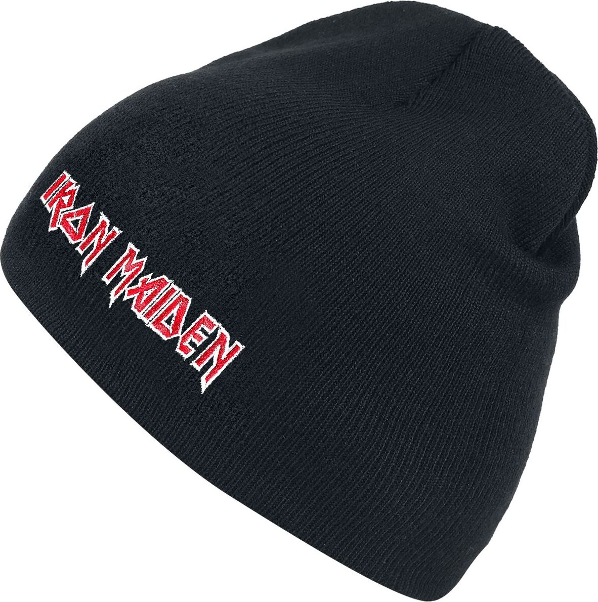 Iron Maiden Logo Beanie čepice černá - RockTime.cz