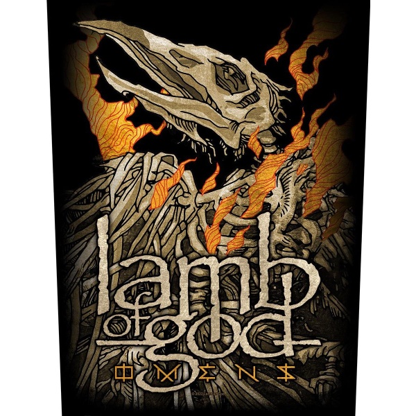 Lamb Of God Omens nášivka na záda vícebarevný - RockTime.cz