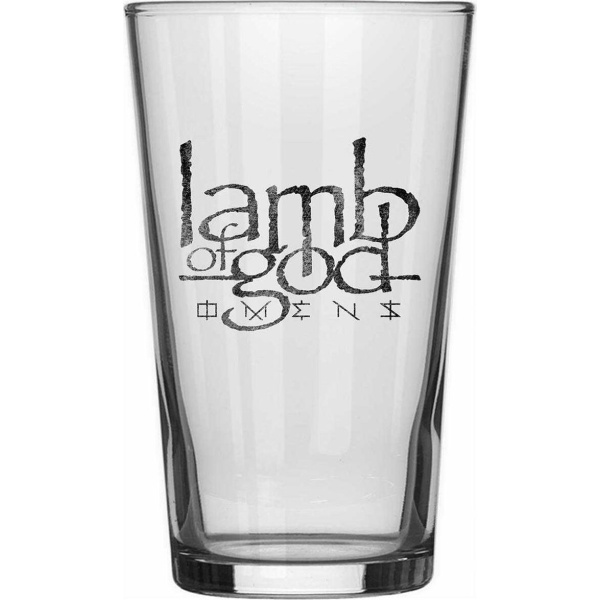 Lamb Of God Omens pivní sklenice transparentní - RockTime.cz