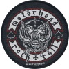 Motörhead Biker Badge nášivka cerná/cervená/bílá - RockTime.cz