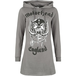 Motörhead England Šaty s kapucí šedá - RockTime.cz