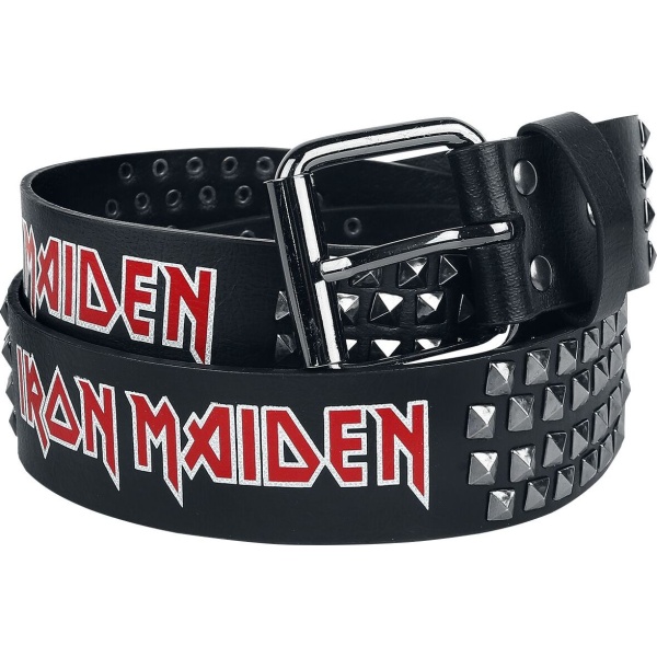 Iron Maiden Logo - Gürtel Opasky černá - RockTime.cz