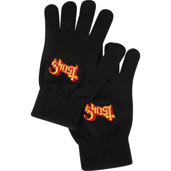Ghost Logo rukavice černá - RockTime.cz