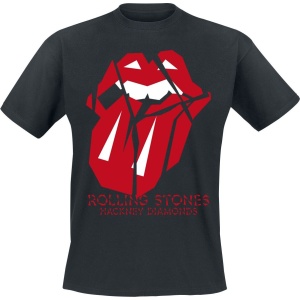 The Rolling Stones Hackney Diamonds Lick Over Tričko černá - RockTime.cz