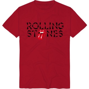 The Rolling Stones Hackney Diamonds Shard Logo Tričko červená - RockTime.cz