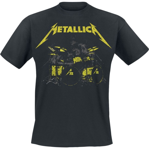 Metallica Lars M71 Kit Tričko černá - RockTime.cz