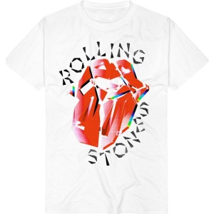 The Rolling Stones Hackney Diamonds Prism Tongue Tričko bílá - RockTime.cz