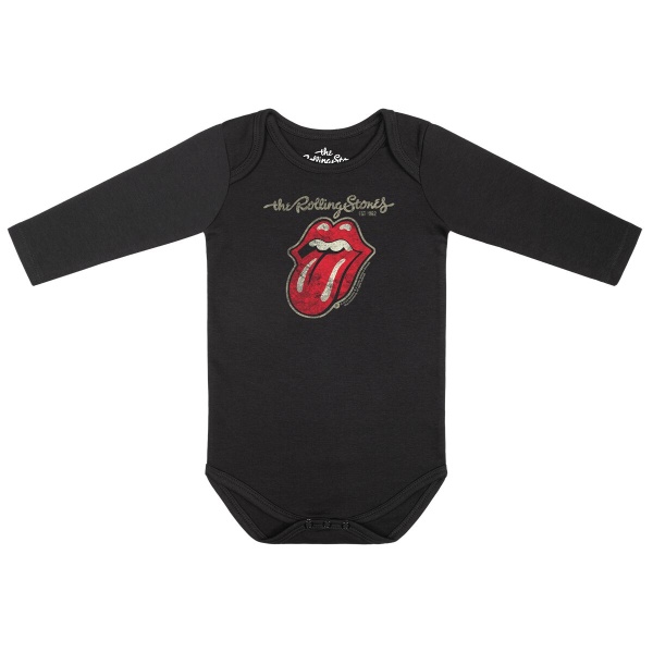 The Rolling Stones Classic Tongue body černá - RockTime.cz