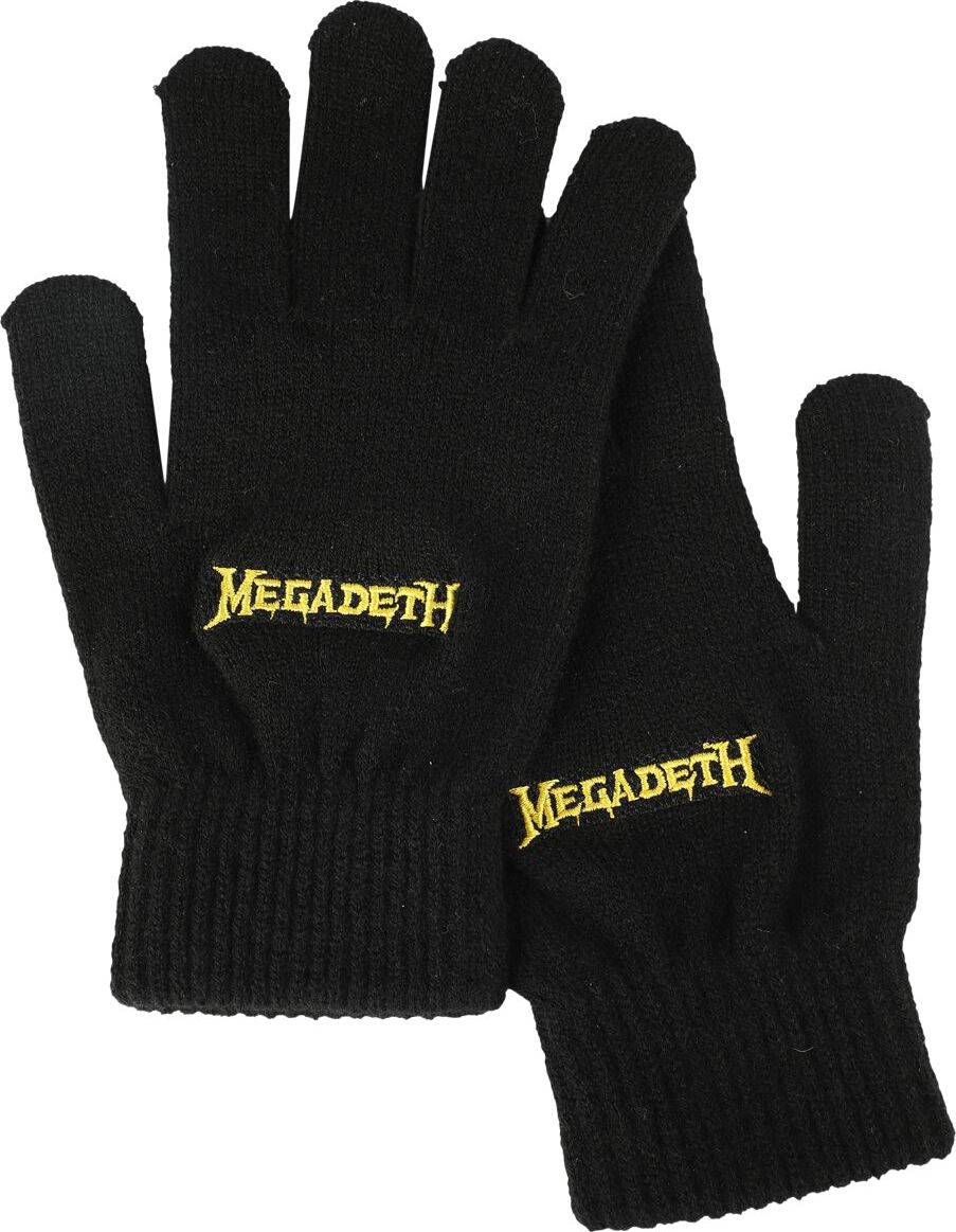 Megadeth Logo rukavice černá - RockTime.cz