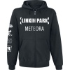 Linkin Park Meteora 20th Anniversary Mikina s kapucí na zip černá - RockTime.cz