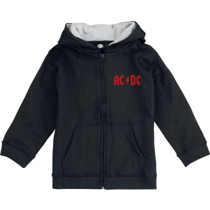 AC/DC Metal-Kids - Black Ice detská mikina s kapucí na zip černá - RockTime.cz