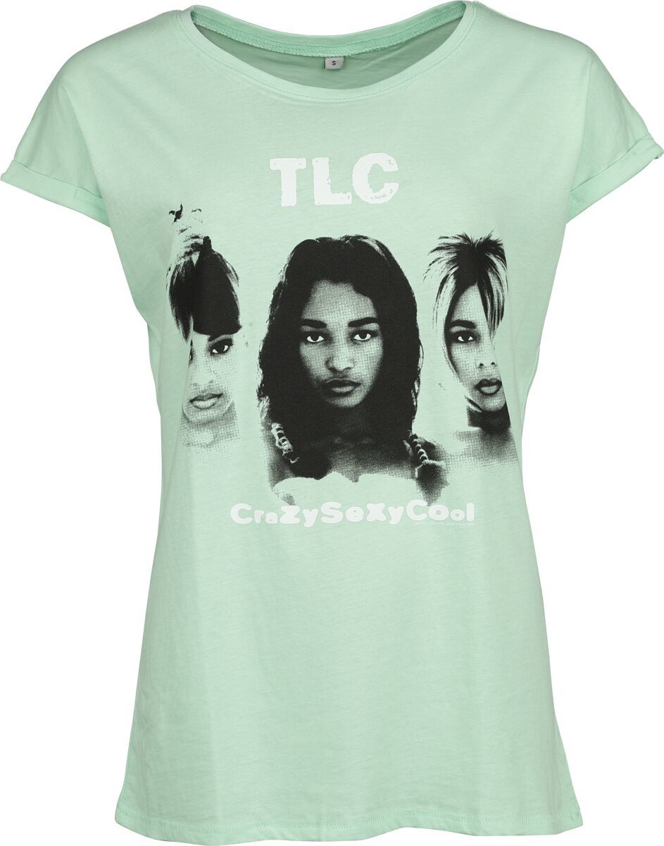 TLC CrazySexyCool Dámské tričko zelená - RockTime.cz