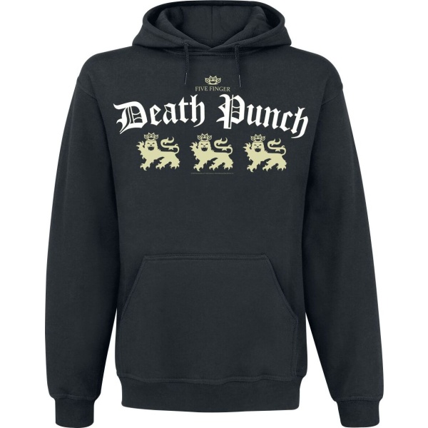 Five Finger Death Punch Lionheart Mikina s kapucí černá - RockTime.cz