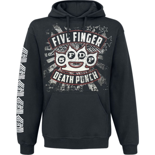 Five Finger Death Punch Punchagram Mikina s kapucí černá - RockTime.cz