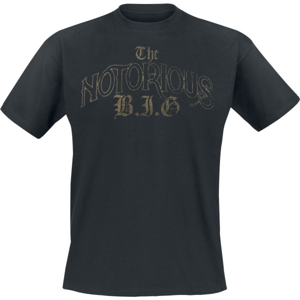 Notorious B.I.G. Logo Tričko černá - RockTime.cz