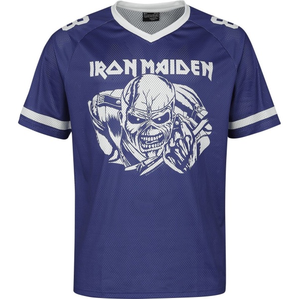 Iron Maiden EMP Signature Collection Tričko modrá/bílá - RockTime.cz