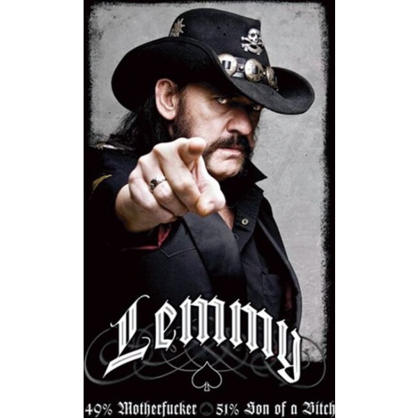 Motörhead Lemmy Kilmister - 49% Mofo plakát standard - RockTime.cz