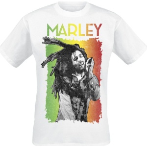 Bob Marley Marley Live Tričko bílá - RockTime.cz