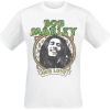 Bob Marley One Love Paint Tričko bílá - RockTime.cz