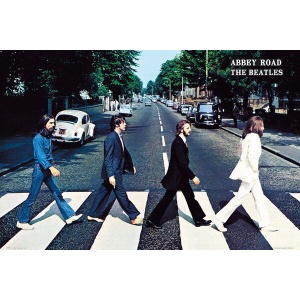 The Beatles Abbey Road plakát vícebarevný - RockTime.cz
