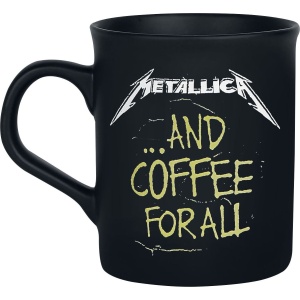 Metallica ... And Coffee For All Hrnek matná černá - RockTime.cz