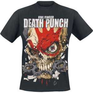 Five Finger Death Punch Knucklehead Kopia Exploded Tričko černá - RockTime.cz