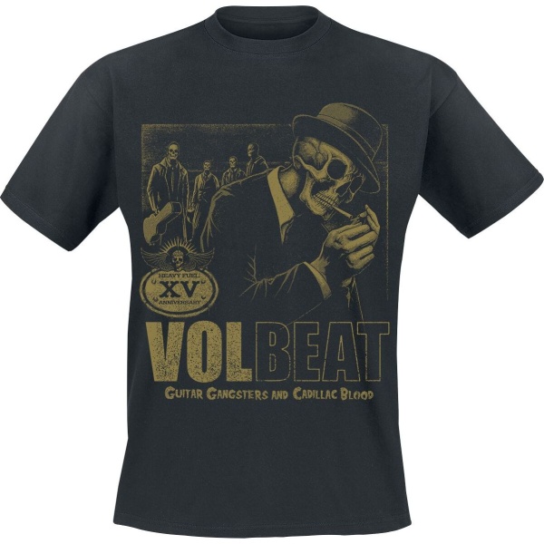 Volbeat Guitar Gangsters & Cadillac Blood 15th Anniversary Tričko černá - RockTime.cz