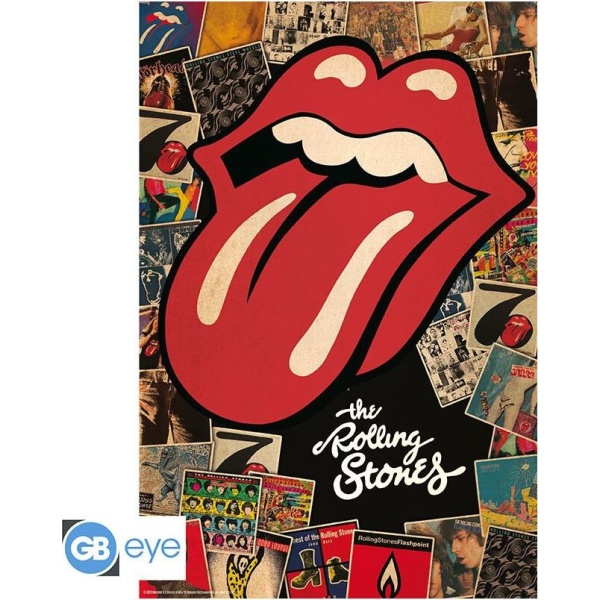 The Rolling Stones Collage plakát vícebarevný - RockTime.cz