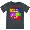 The Rolling Stones Amplified Collection - Kids - Square Tongue detské tricko charcoal - RockTime.cz