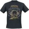 Imagine Dragons Hands Tričko černá - RockTime.cz