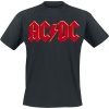 AC/DC Red Logo Tričko černá - RockTime.cz