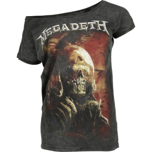 Megadeth Fighter Pilot Dámské tričko šedá - RockTime.cz