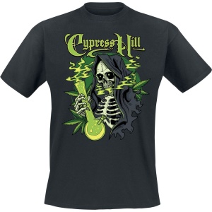 Cypress Hill Skull Bong Tričko černá - RockTime.cz