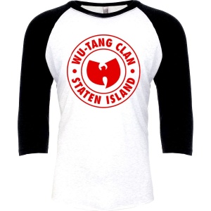 Wu-Tang Clan Staten Island Tričko s dlouhým rukávem bílá/cerná - RockTime.cz