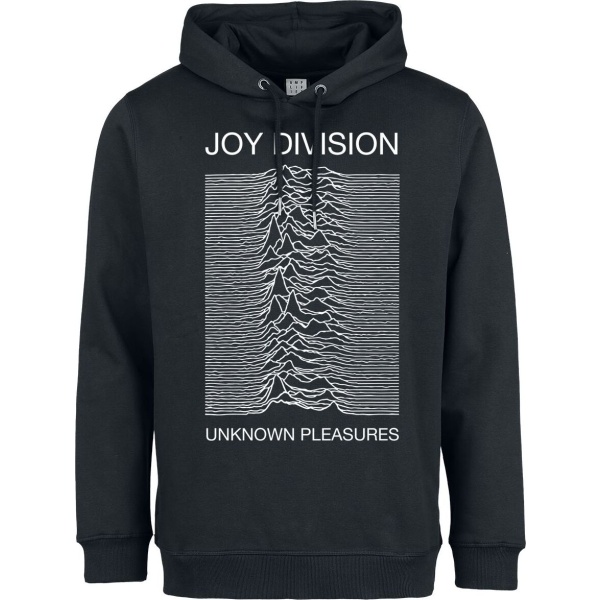 Joy Division Amplified Collection - Unknown Pleasures Mikina s kapucí černá - RockTime.cz