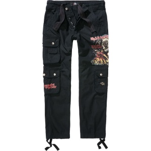 Iron Maiden Pure Slim Trousers Cargo kalhoty černá - RockTime.cz