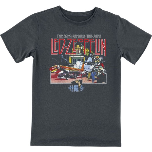 Led Zeppelin Amplified Collection - Kids - The Song Remains The Same Tour detské tricko charcoal - RockTime.cz