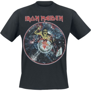 Iron Maiden The Beast On The Run - World Peace Tour `83 Tričko černá - RockTime.cz