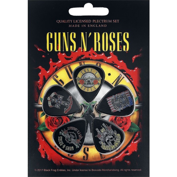 Guns N' Roses Bullet Logo Sada trsátek vícebarevný - RockTime.cz