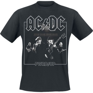 AC/DC PWRDUP Live Tričko černá - RockTime.cz