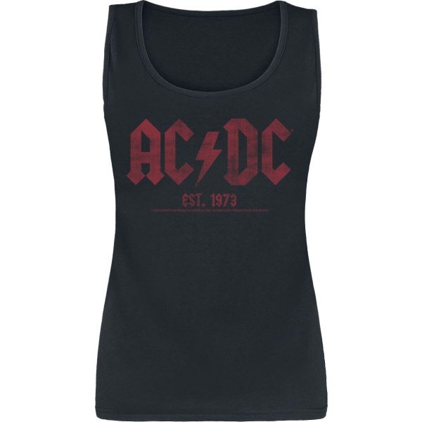 AC/DC Est. 1973 Tank top černá - RockTime.cz