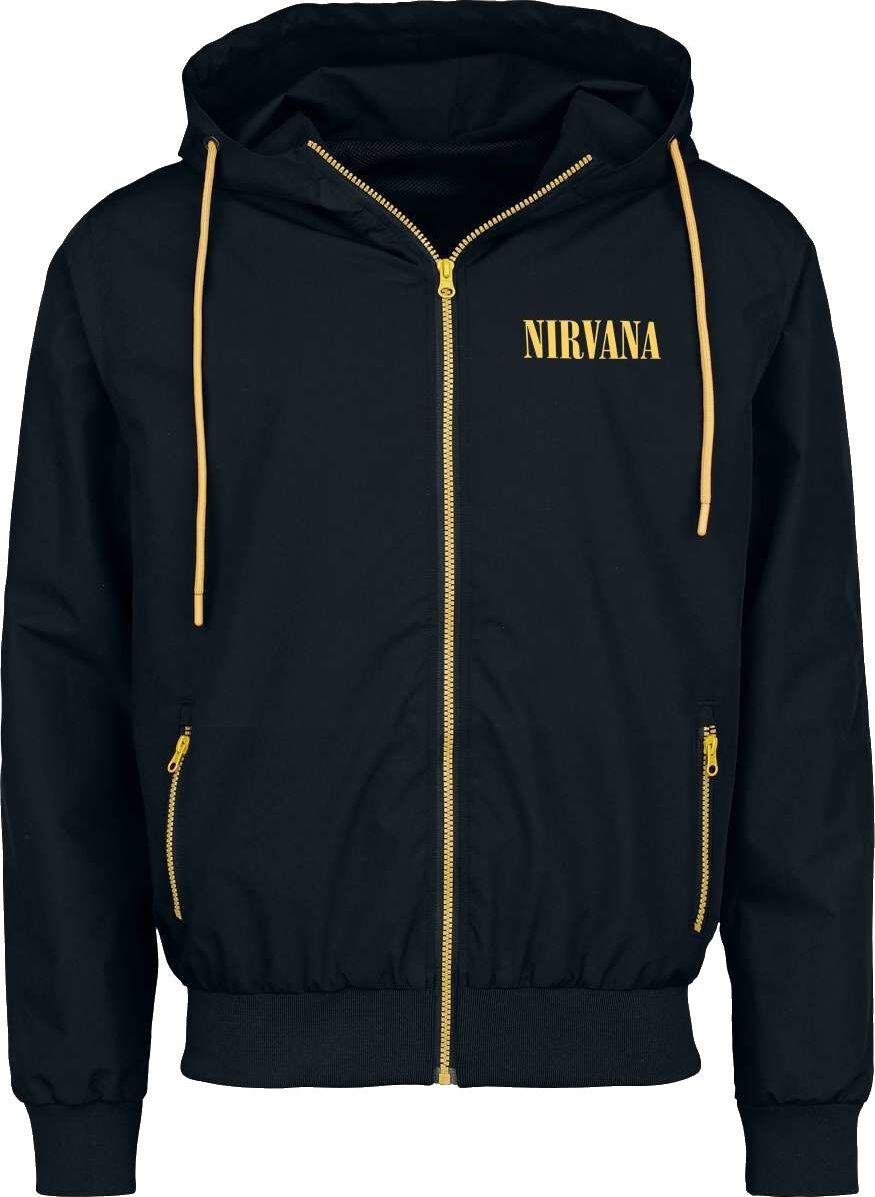 Nirvana Logo Větrovka černá - RockTime.cz