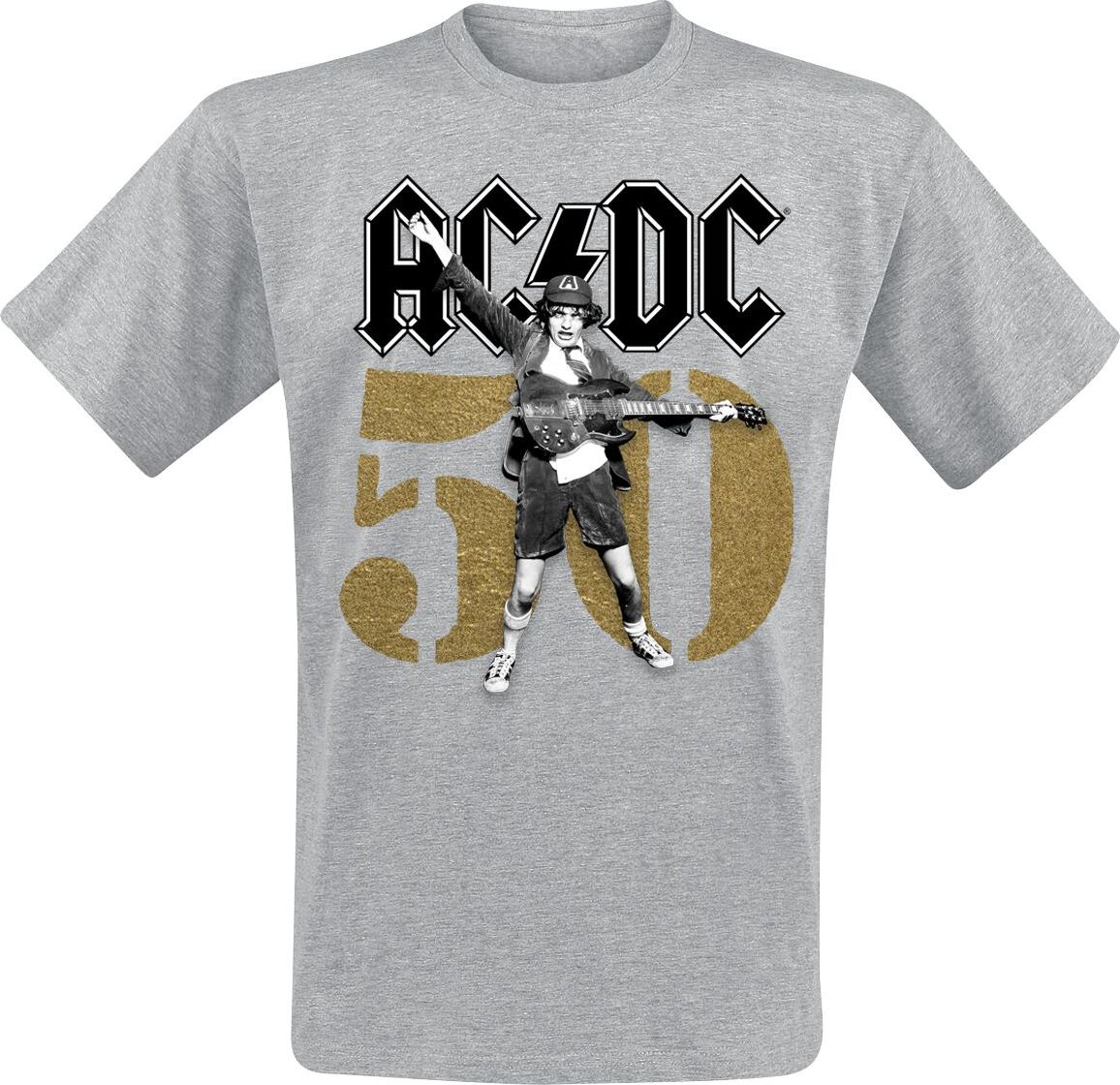 AC/DC Fifty Angus Tričko prošedivelá - RockTime.cz