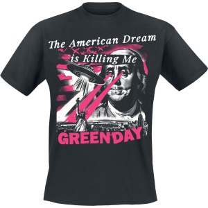 Green Day American Dream Abduction Tričko černá - RockTime.cz