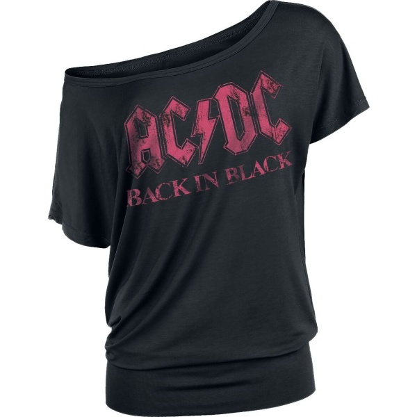 AC/DC Back in Black Dámské tričko černá - RockTime.cz