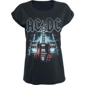 AC/DC High Voltage Guitar Dámské tričko černá - RockTime.cz